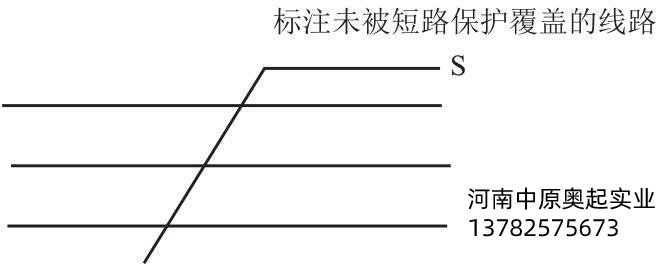 圖6-7未被保護(hù)覆蓋的電路的標(biāo)注